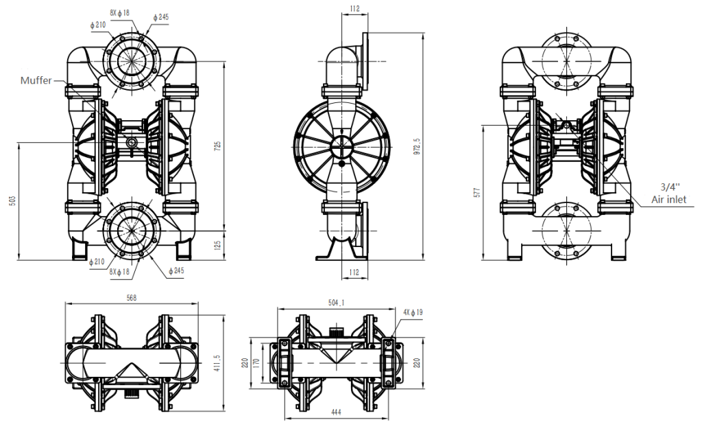 kich thuoc bom mang godo qby3-125